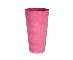 Artstone Pot de Fleurs, Bac à Plante Claire, résistant au Gel et ultraléger, Rose, 28x49cm