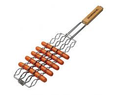 Campingaz 205646 Grille de Barbecue pour Saucisses Manche en Bois