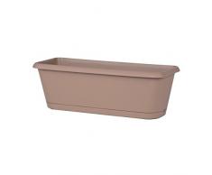 EDA Jardiniere Chorus 40 CM, Taupe, 39,5x18x16 cm