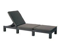 SunTime Gf05795lg Chaise Longue – Graphite