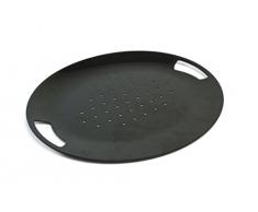 Charcoal Companion Compagnon de Charbon de Bois en Porcelaine avec Revêtement Nacho Griller/Assiette de Service – Plateau Cc3128