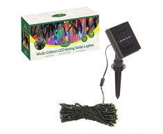 GardenKraft 15420 Benross Guirlande Solaire à 100 LED Multicolore