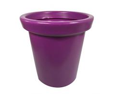 PlastUp Rotomoulage Pot de Fleurs Delight 75L, Violet, H : 60 cm