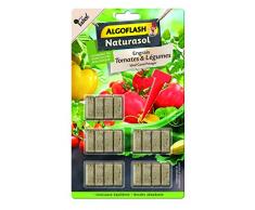 ALGOFLASH NATURASOL Bâtonnets Engrais Tomates et Légumes, Plantoir inclus, 20 bâtonnets, ABATBIO20
