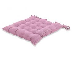 Galileo Casa 2196720 Coussin de Chaise 40 x 40 cm Pastel Poudre, Rose