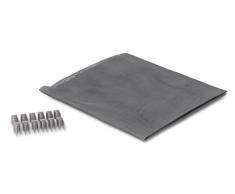 Windhager Grillage pour Cache soupirail, Protection pour puits de lumière en Fibre de Verre, 60 x 135 cm, Gris, 03658