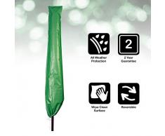 Bosmere Products Ltd p395 Protection décran Plus Parasol Housse réversible – Vert/Noir Taille XL