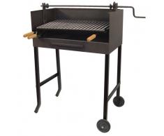 IMEX EL ZORRO M263282 Barbecue au Charbon sur roulettes avec vérin 71535