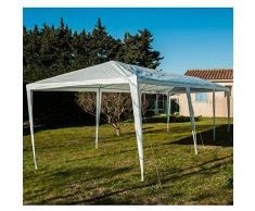 WerkaPro 8911 - Tente de réception - 3 x 9 m - Hauteur 2,5m - Armature en métal laqué - Blanche