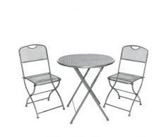 greemotion Estera Salon de Jardin, Gris