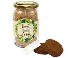 Feel Green Garden in A Kit de Culture en Verre avec Chapeau, Charme, Plantes dans Le Bocal & Papier Grain, idée Cadeau, sans Plastique, fabriqué en Autriche