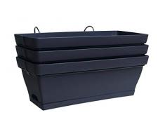 Poetic Jardin Roméo Jardinière, Noir Violine