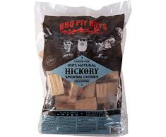 Pit BBQ Fosse de Barbecue Garçon en Bois de caryer (Environ 10 LB), Naturel