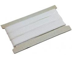 Windhager 10702 Bande de rafflet pour Voile dombrage et Rideaux Blanc 4 m