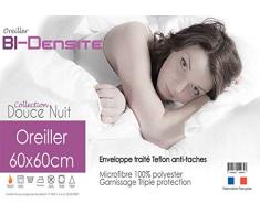 Jura Textiles JT69 Oreiller 60x60 bi densité Blanc