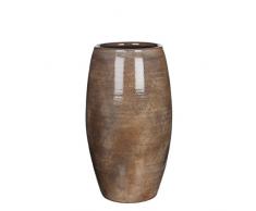 MICA Decorations Vase, Lester, Marron foncé, 30 x 30 x 50 cm, 1002886