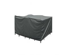 greemotion Housse de protection salon de jardin 255 x 255 cm – Bâche de protection grand format pour mobilier de jardin – Protection fonctionnelle pour mobilier extérieur grande capacité