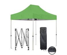 GREADEN Tente Pliante Verte 2x3m Super Robuste Tube 40mm en Aluminium Bâche 420D étanche Barnum Pliable Jardin marché, Sac de Transport