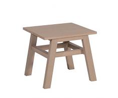 Garden Impressions Petit Jardin Table dappoint Extension Kiama, idéal pour Lounge Groupes comme Siège Canberra, Vintage Teck, 50 x 50 x 45 cm, 01012br