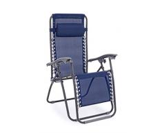 YES EVERYDAY Firenze Chaise longue Bleu anthracite