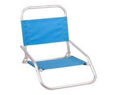 PRATIKO LIFE Chaise de Plage Bleu