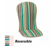 8097085 Papillon-Low Coussin de Chaise 95 x 42 x 1,5 cm-Motif à Rayures