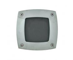 NB LIGHTING-APPLIQUE EN LAITON RONDE FINITION NICKEL, TETRA ART 120, DIFFUSER EN VERRE SATINE DOUILLE EN PORCELAINE G9 MAX.40W 12 x 12 x 5cm