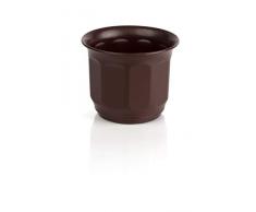 Kimmel Pot de Fleurs Ø 9 cm avec Trou, Marron, Petit