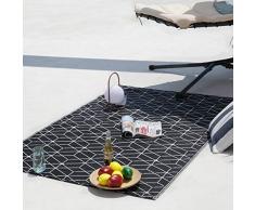 RED DECO Tapis dextérieur/intérieur réversible Naxos 270 x 180 cm