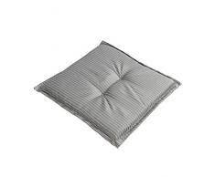 Dehner Sitzkissen Astana, ca. 50 x 50 x 6 cm, Polyester, Grau/weiß Oreiller, Gris/Blanc