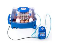 Borotto LUMIA 16 Expert - Incubateur professionnel breveté, matériau thermo-isolant avec antibactérien, avec humidificateur automatique Sirio - pour 16 œufs moyens/grands ou 64 petits œufs