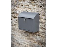 Stowe Boîte aux Lettres en Acier Anthracite