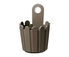 Emsa M5071600 Landhaus Pot à Fleurs Marron fumé