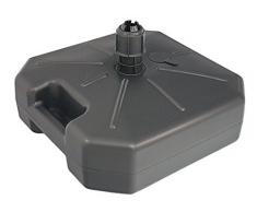 DELSCHEN 6100–132–106 Pied de Parasol, Fer Gris, 39 x 39 x 14,5 cm