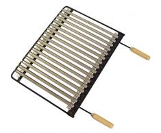 IMEX EL ZORRO 71617 Grille de Barbecue en INOX 68 x 41 cm