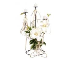 Closer To Nature Bougeoir sur Pied Blanc 50 cm