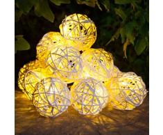 Noma 10 Edison Boules de rotin Taille Unique Blanc