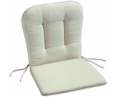 BEST 05592230 Bayon Coussin pour Chaise à Dossier Haut et Coussin pour Repose-Pieds 52 x 49 x 5 cm