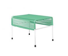 Innit 08–02–16 Adam Mer Tissage Ottoman en Mousse avec Cadre Blanc, Multicolore, 20 x 16 x 15 cm