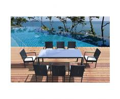 JFB 1048S-FLR-8 CHAIRS LAntelope 2 Salon de jardin Noir 200 x 90 x 76 cm