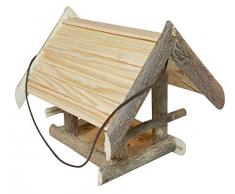 Windhager Mangeoire Dachstein, Silo, poulailler, Distributeur de Nourriture pour Oiseaux, 06865, Nature Non traité