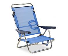 Solenny - Chaise 81x62x14 cm Bleu