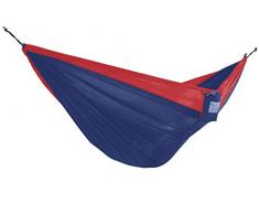 Vivere PAR25 Hamac Parachute Nylon Double Marine/Rouge 300 x 180 cm