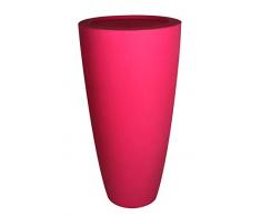 PlastUp Rotomoulage Pot de Fleurs Conique Delight Rose 200L,