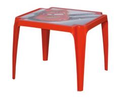 PROGARDEN 945 Cars Table pour Enfant Motif Cars, Rouge, 50 x 55 x 45 cm