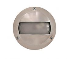 NB LIGHTING-APPLIQUE EN LAITON RONDE FINITION NICKEL, PUCK ART 117, DIFFUSER EN VERRE SATINE DOUILLE EN PORCELAINE G9 MAX.40W 14 x 5,5cm