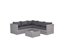 Garden Impressions Montana Salon de Jardin, Organic Gris/Gris Foncé