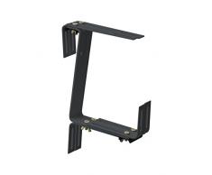 Windhager Support de jardinière à Fixer, Montage Mural Balkon BIS 45kg Anthracite