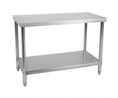 Helloshop26 3614081 Table de Travail Professionnelle, Multicolore, 96 x 66 x 5 cm