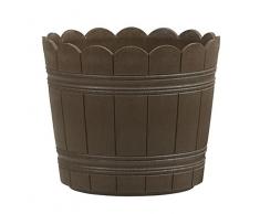 Emsa Pot de Fleurs Country 30 cm Brun, 28x28x18 cm